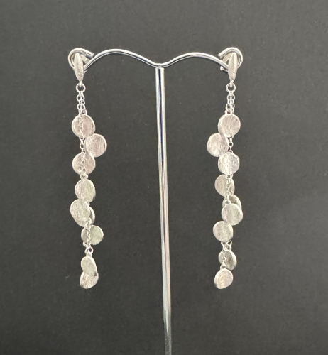 Preview: Ohrstecker 925 Silber mit runden Plättchen